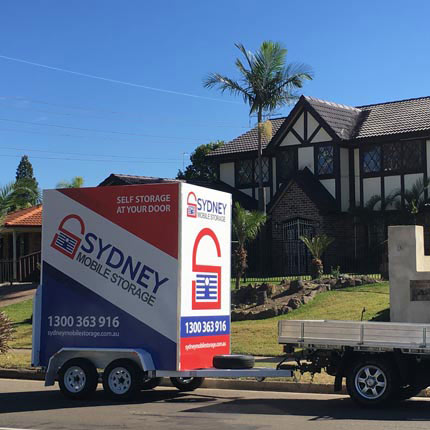 Mobile Storage Box Being Delivered In Bankstown Sydney NSW